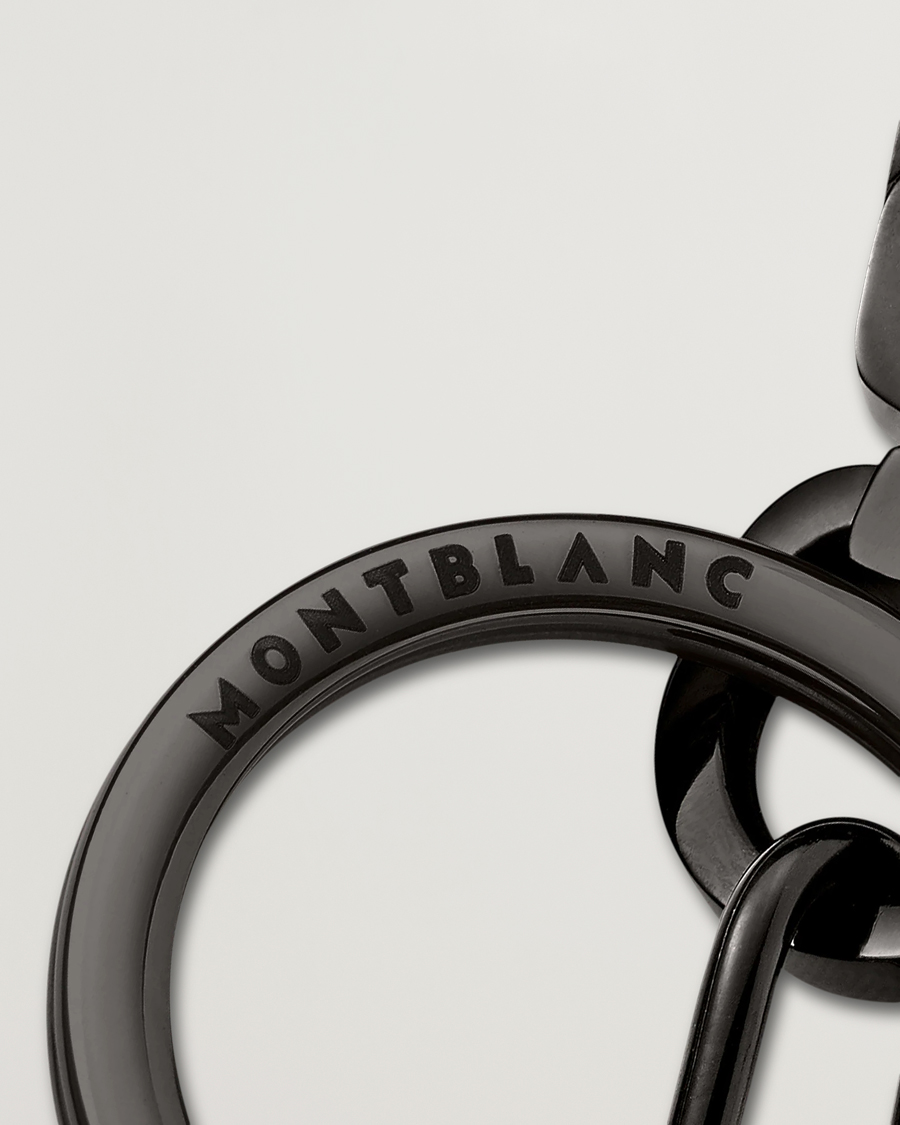 Men |  | Montblanc | Meisterstück Spinning Emblem Key Fob Black