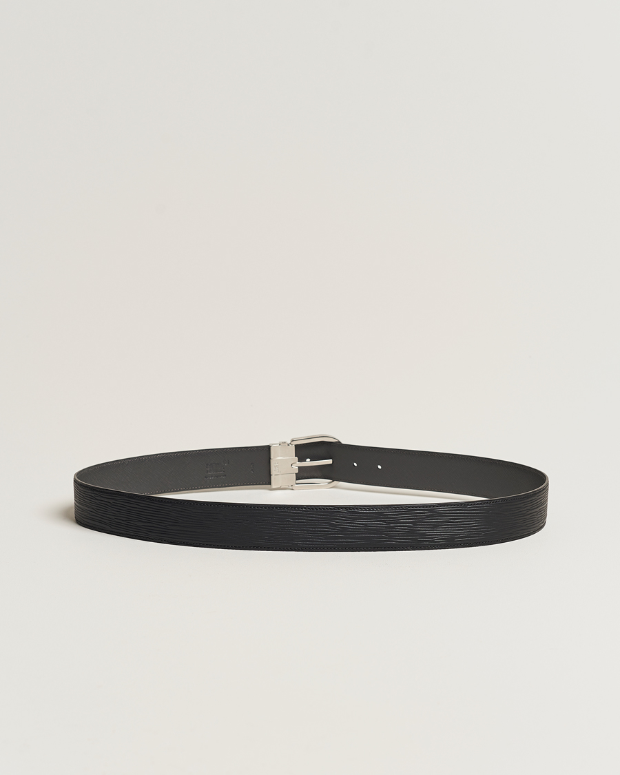 Men | Leather Belts | Montblanc | 40mm Horseshoe Buckle Belt Black