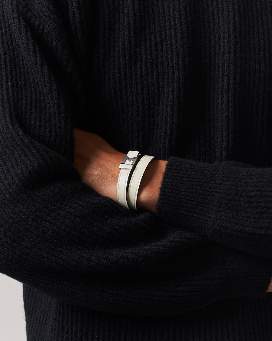 Men | Montblanc Bracelet Steel M Logo Ivory | Montblanc | Bracelet Steel M Logo Ivory
