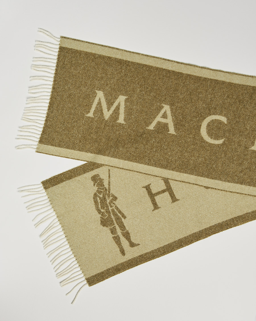 Men |  | Mackintosh | Edinburg Wool Scarf Green