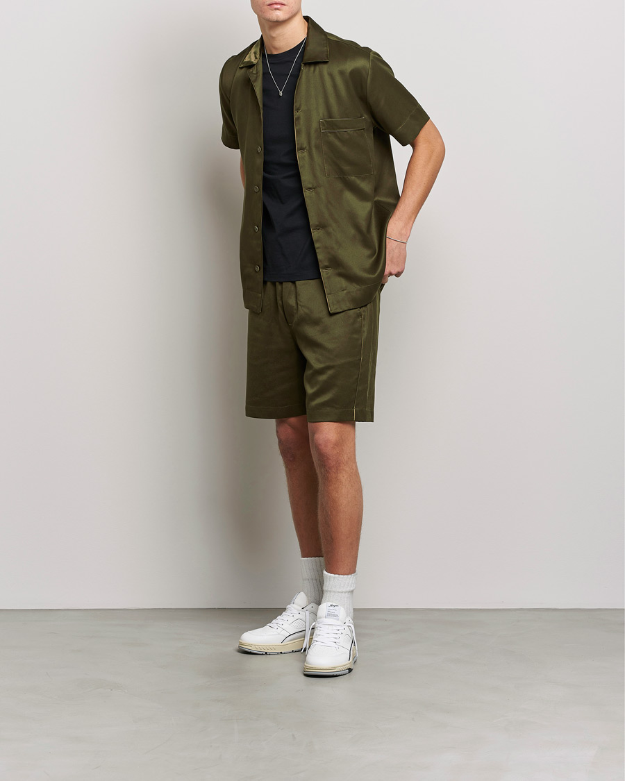 Men | CDLP Short Sleeve Lounge Set Olive | CDLP | Short Sleeve Lounge Set Olive