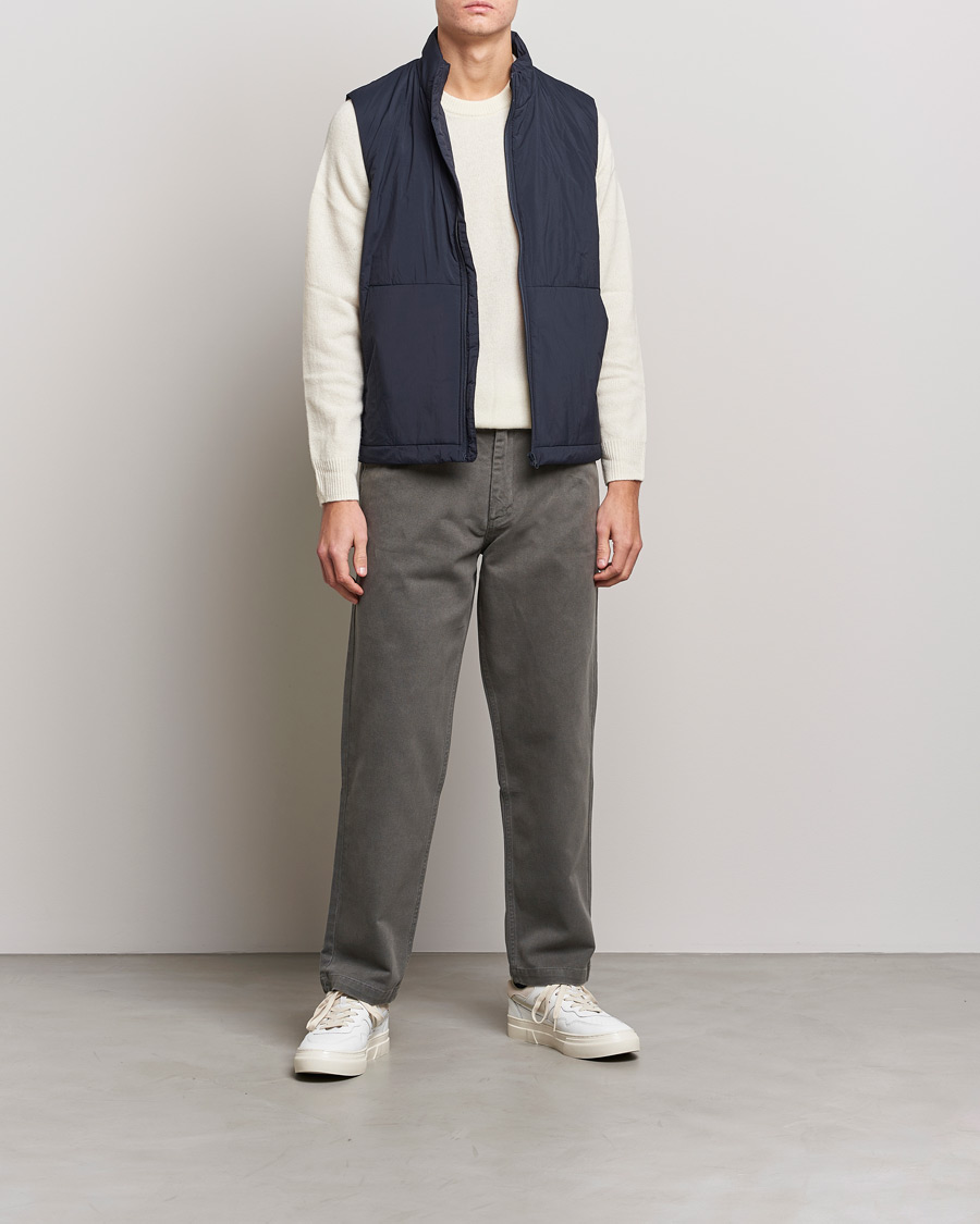 Men | Trousers | A Day's March | Redwood Cotton/Tencel Trousers Olive