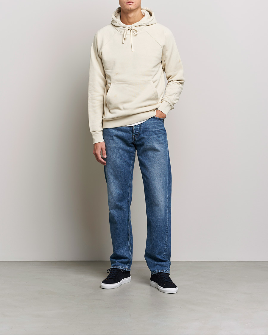 Men | Sweaters & Knitwear | A Day's March | Lafayette Organic Cotton Hoodie Sand