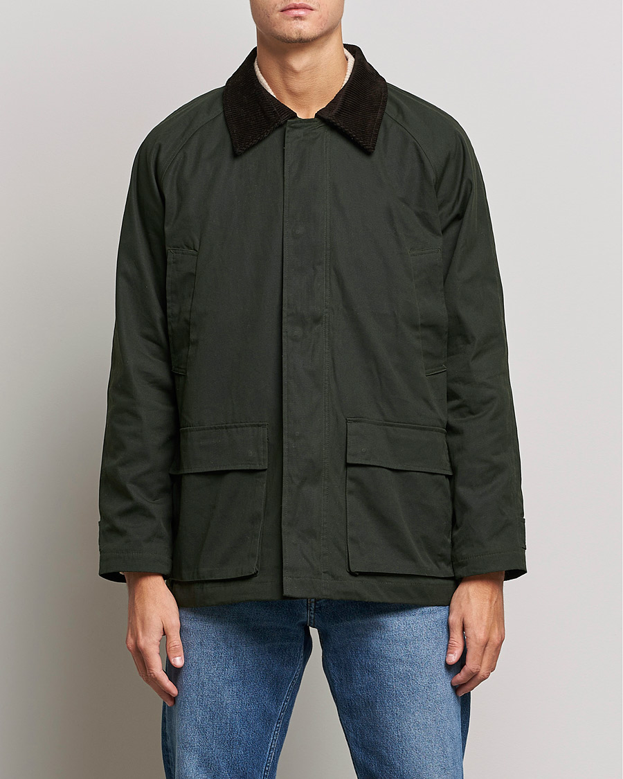 Men | Spring Jackets | A Day's March | Stour Waxed Jacket Olive
