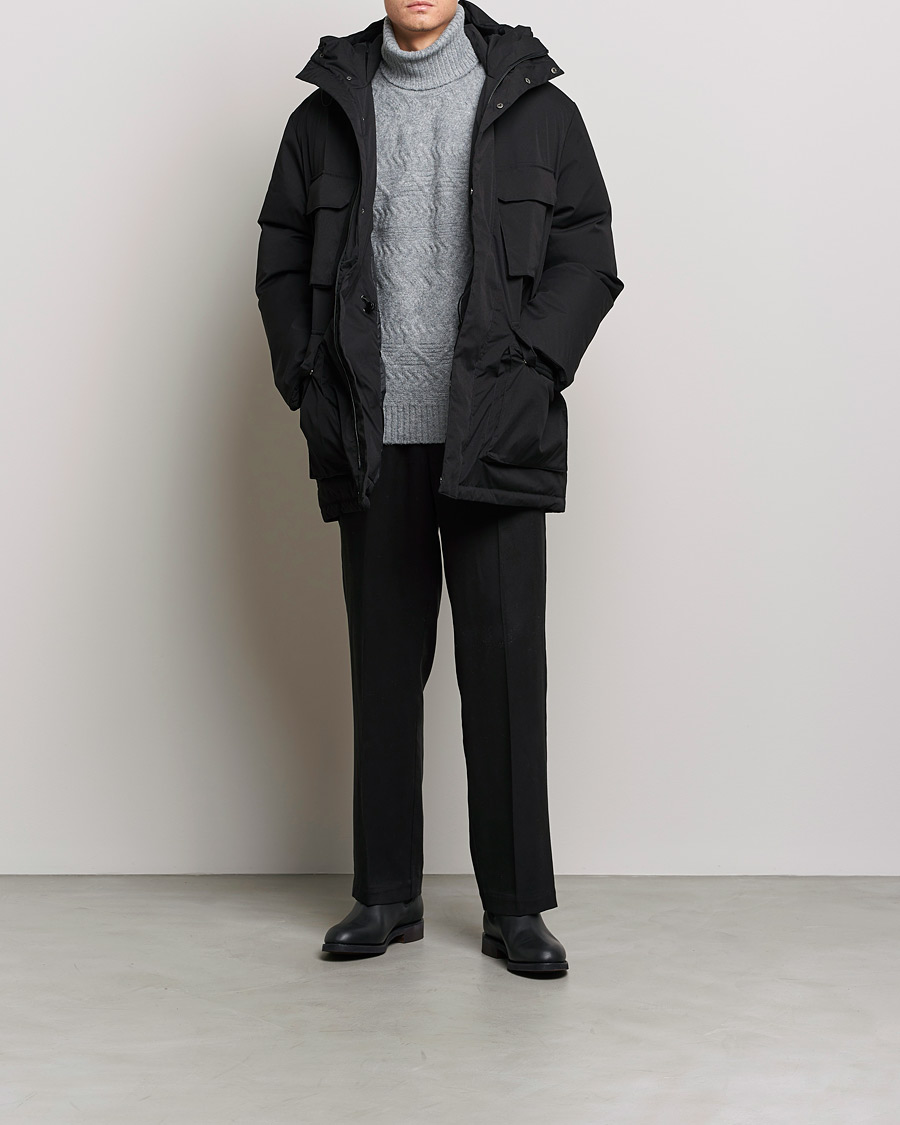 Men | Coats & Jackets | A Day's March | Caraz Puffer Parka Black
