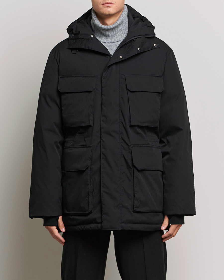Men | Coats & Jackets | A Day's March | Caraz Puffer Parka Black