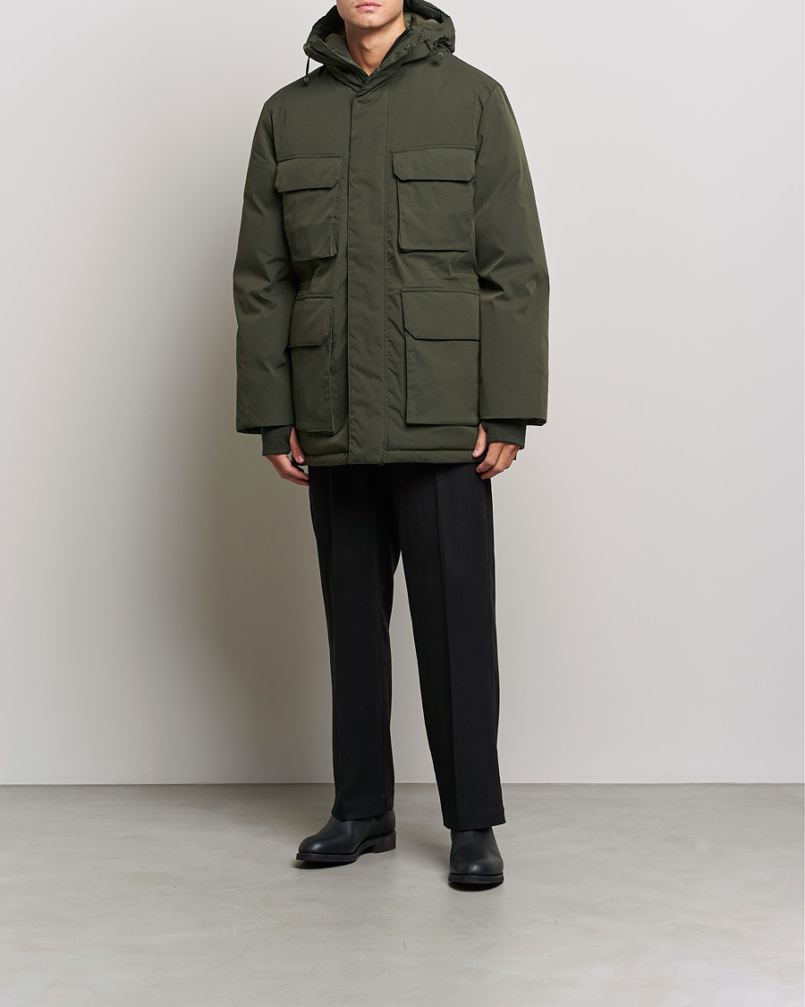 Men | Coats & Jackets | A Day's March | Caraz Puffer Parka Olive