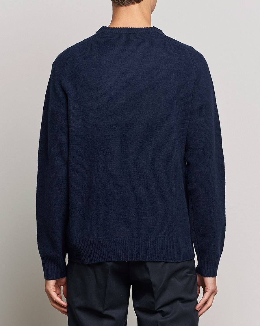 Men | Sweaters & Knitwear | A Day's March | Brodick Lambswool Sweater Navy