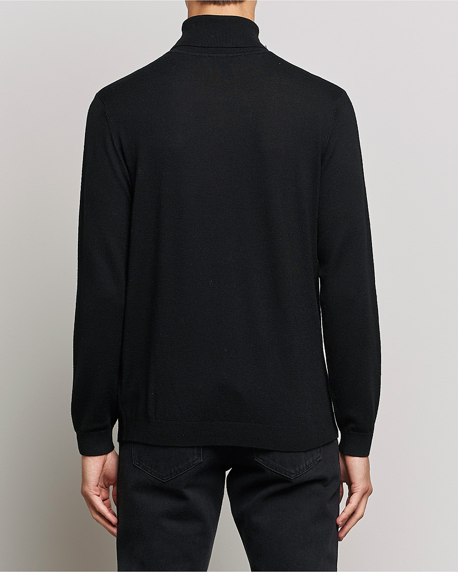 Men | Sweaters & Knitwear | A Day's March | Nela Merino Rollneck Black