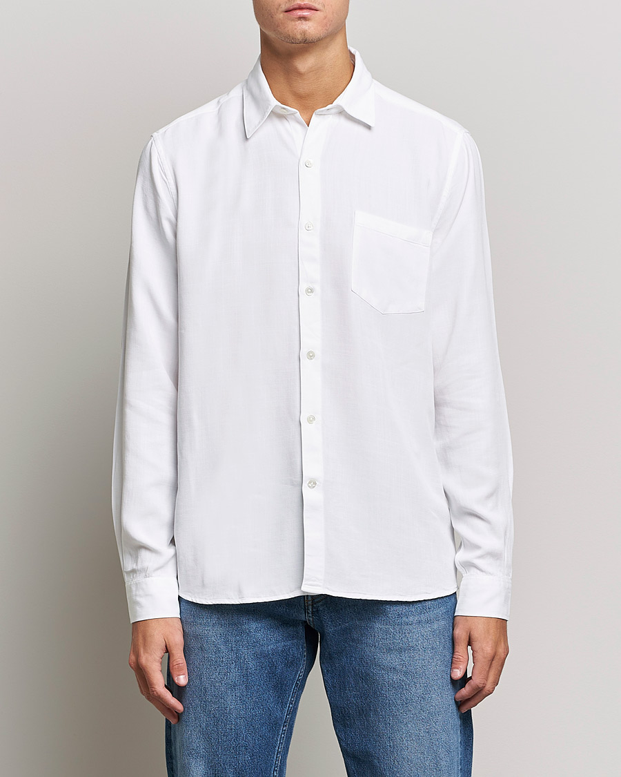 Men | Shirts | A Day's March | Daintree Lyocell Shirt White