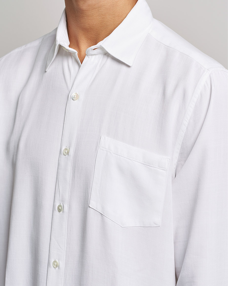 Men | Shirts | A Day's March | Daintree Lyocell Shirt White