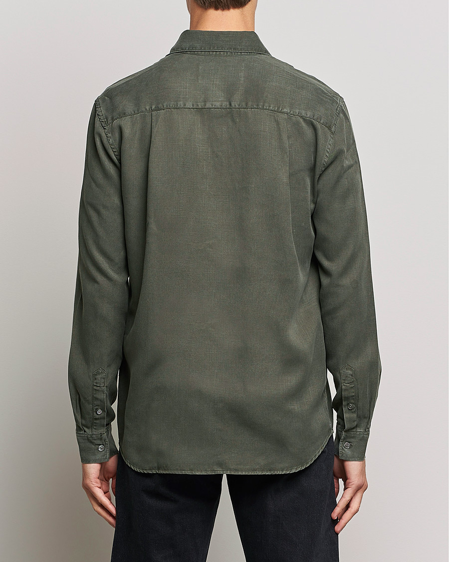 Men | Shirts | A Day's March | Daintree Lyocell Shirt Olive