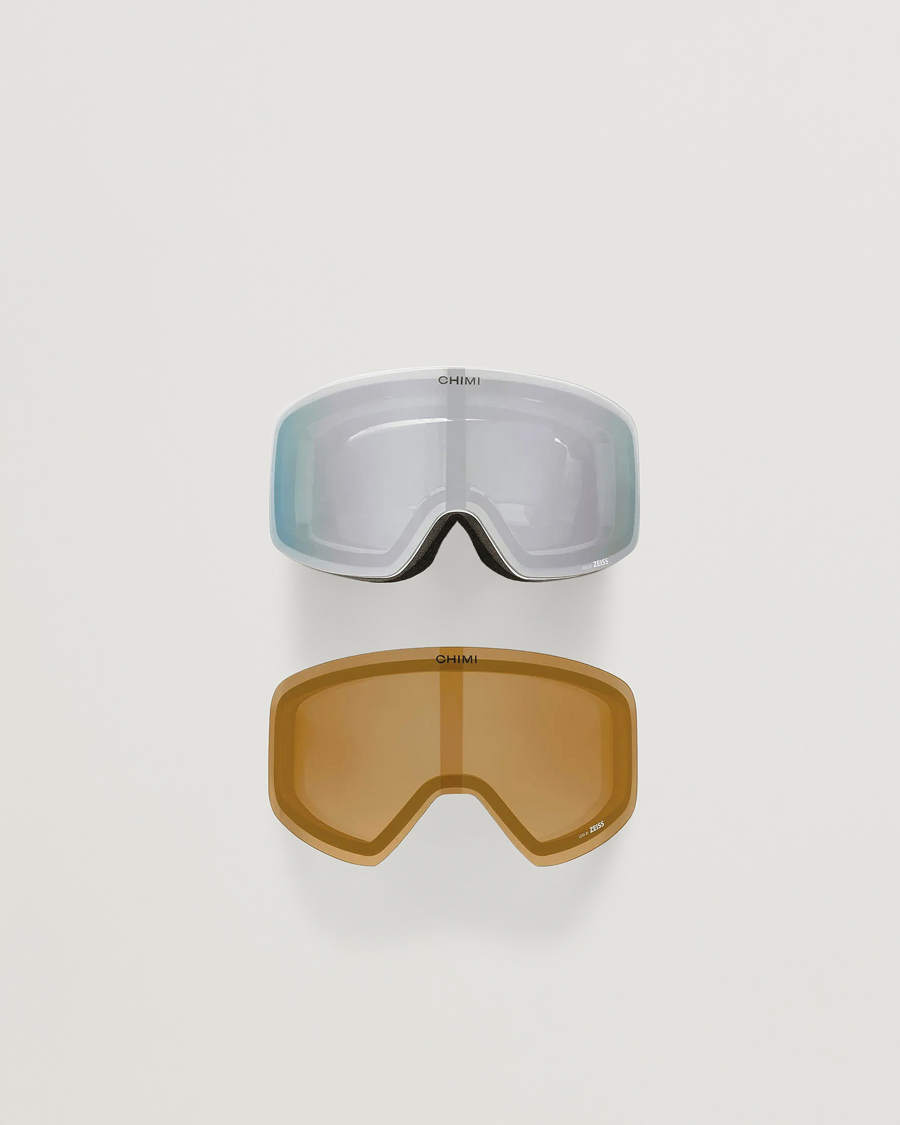 Men | Ski Goggles | CHIMI | Goggle 01 White V2