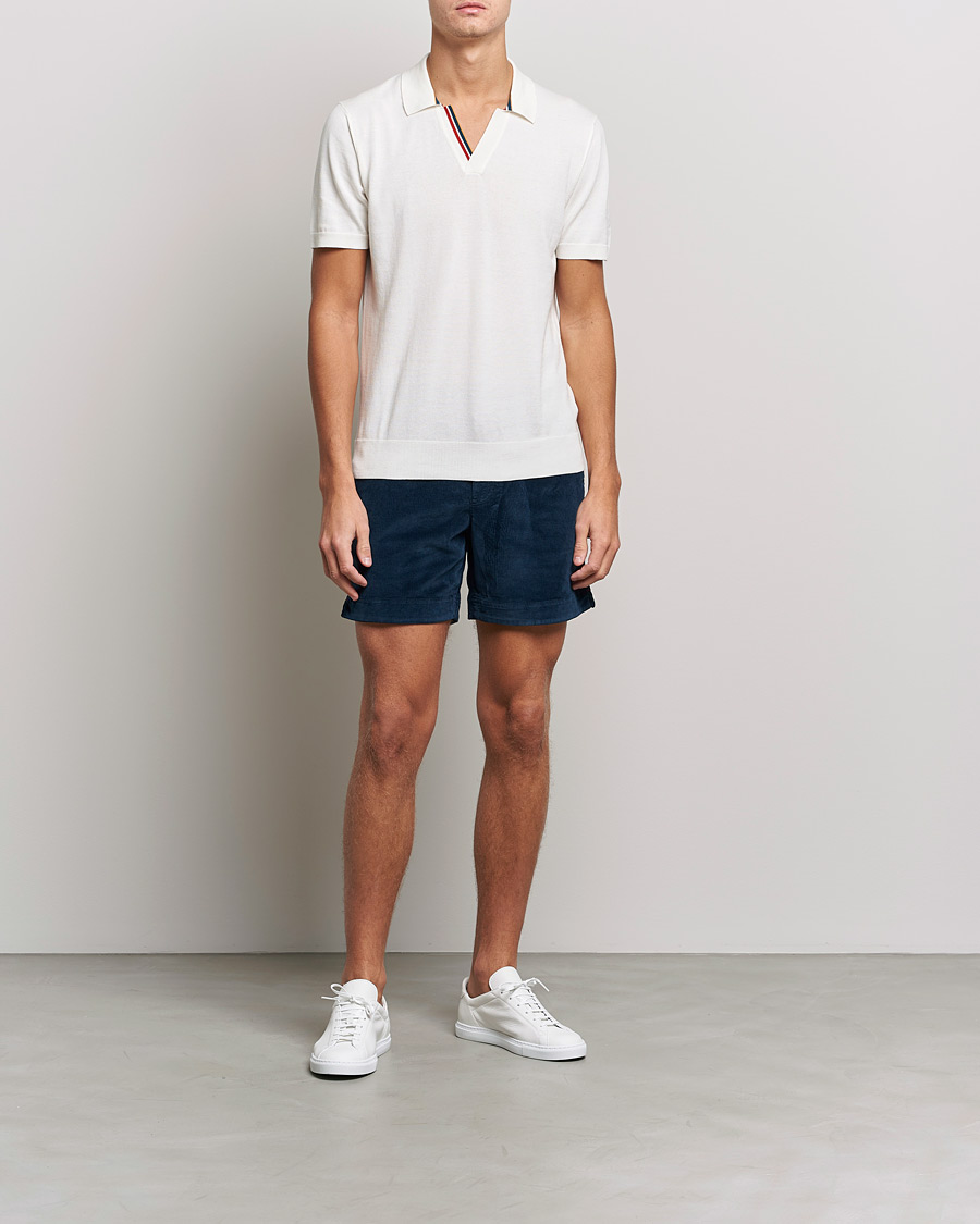 Men | Polo Shirts | Orlebar Brown | Horton OB Tipping Organic Cotton Polo Cloud