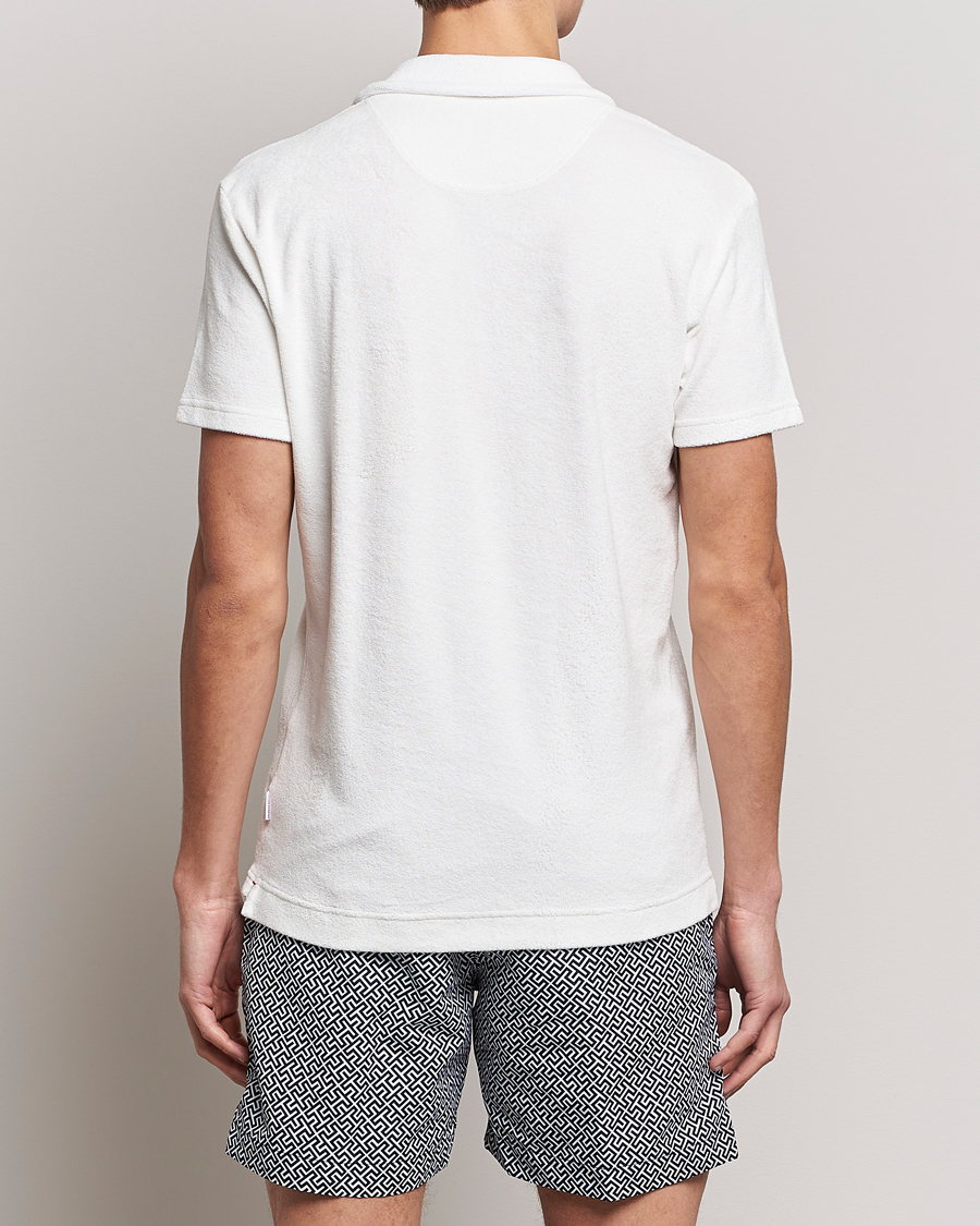 Men | Polo Shirts | Orlebar Brown | Terry Polo Sea Mist