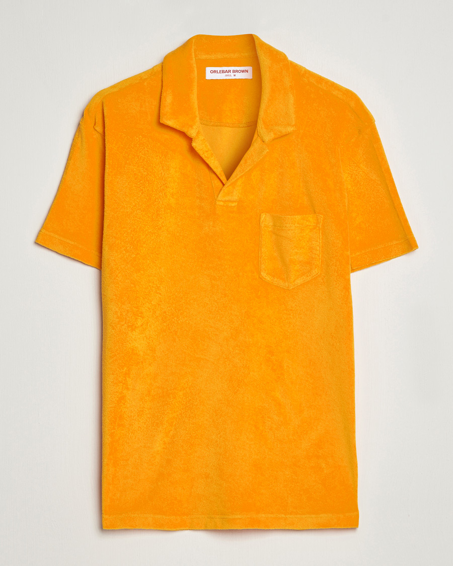 Men | Polo Shirts | Orlebar Brown | Terry Polo Beacon