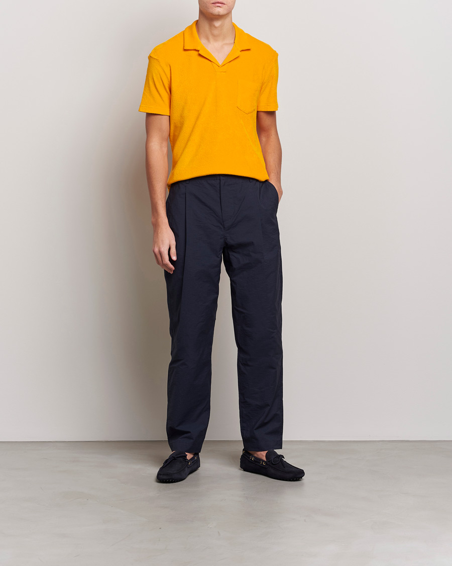 Men | Polo Shirts | Orlebar Brown | Terry Polo Beacon