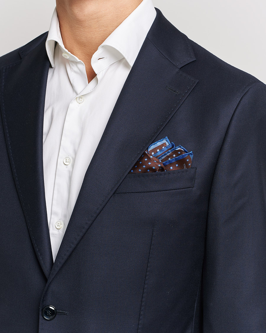 Men | Pocket Squares | Stenströms | Silk Handkerchief Wine