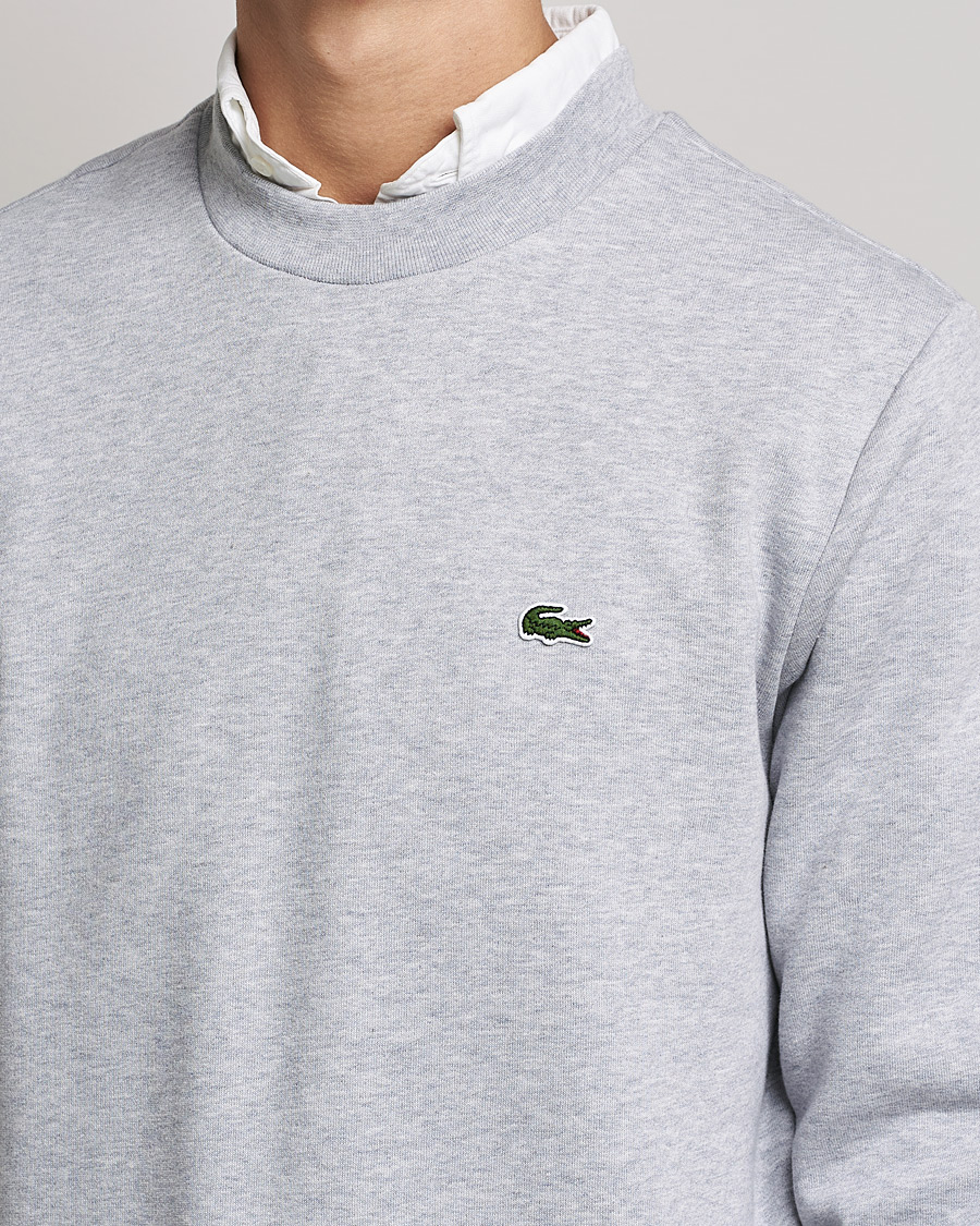 Men | Sweaters & Knitwear | Lacoste | Crew Neck Sweatshirt Silver Chine