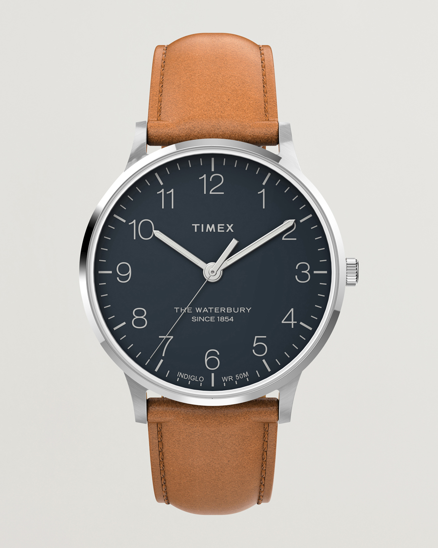 Men | Watches | Timex | Waterbury Classic 40mm Blue Dial