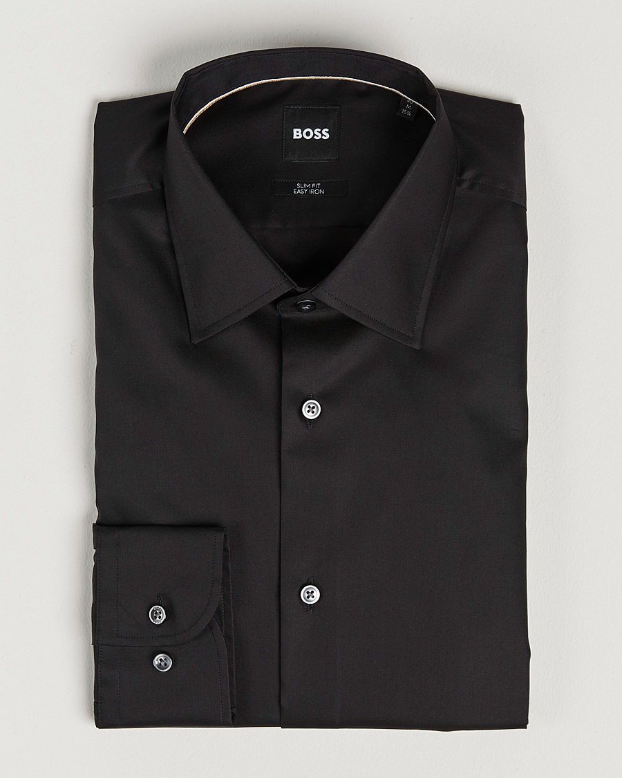 Men | Shirts | BOSS BLACK | Hank Slim Fit Shirt Black