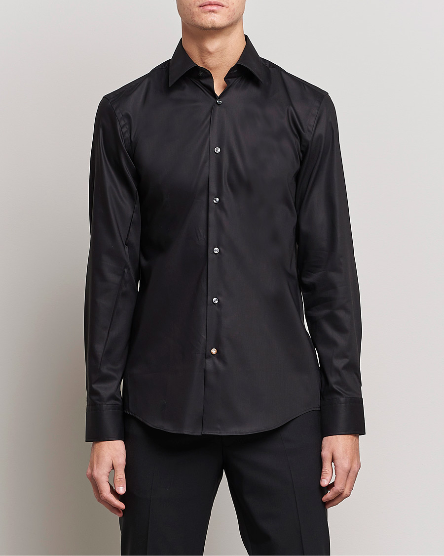 Men | Shirts | BOSS BLACK | Hank Slim Fit Shirt Black