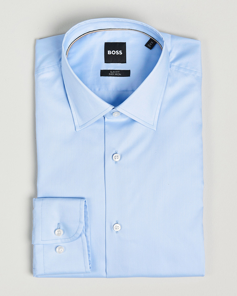 Men | Shirts | BOSS BLACK | Hank Slim Fit Shirt Light Blue