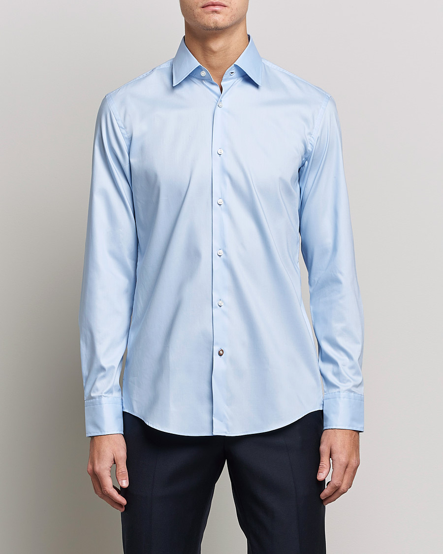 Men | Shirts | BOSS BLACK | Hank Slim Fit Shirt Light Blue