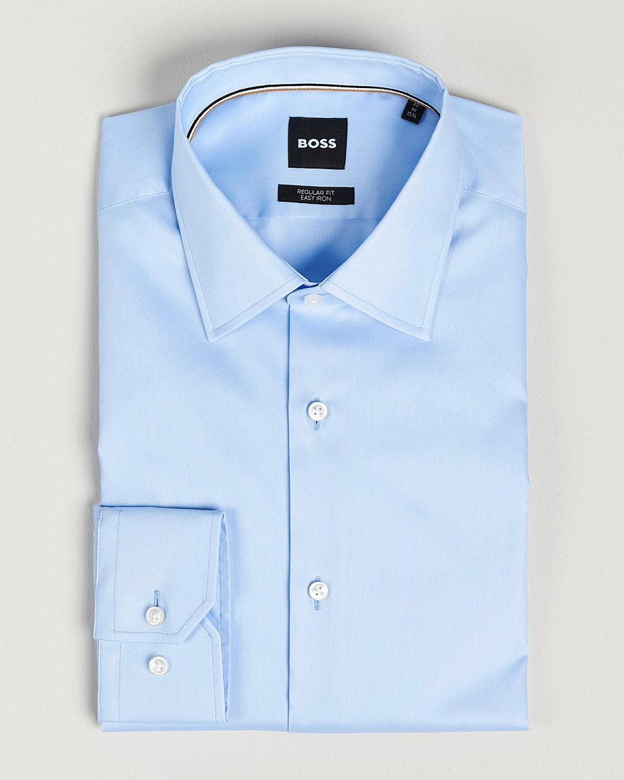Men | Shirts | BOSS BLACK | Joe Regular Fit Shirt Light Blue