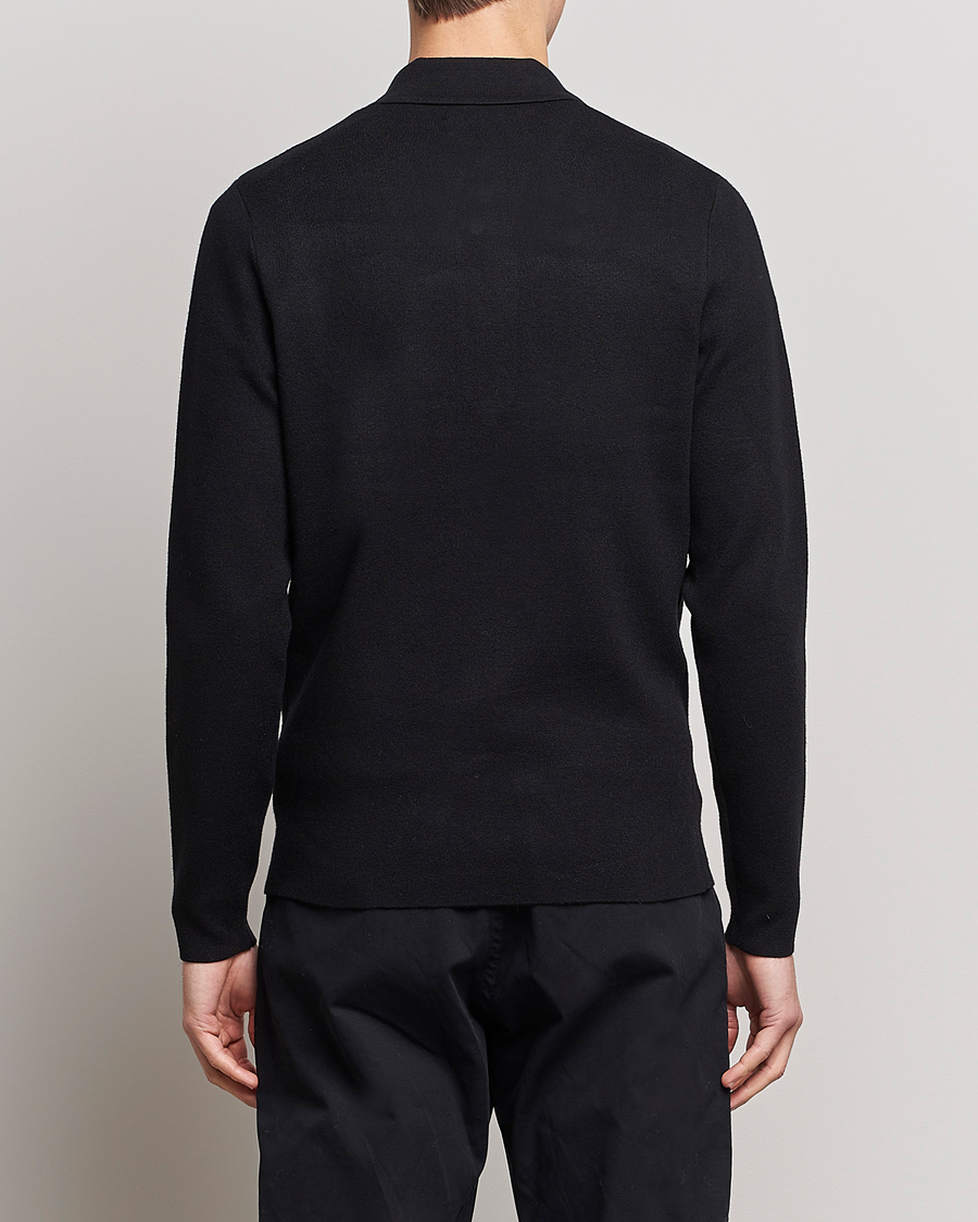 Men | Sweaters & Knitwear | Samsøe Samsøe | Samsøe & Samsøe Guna Half Zip Black