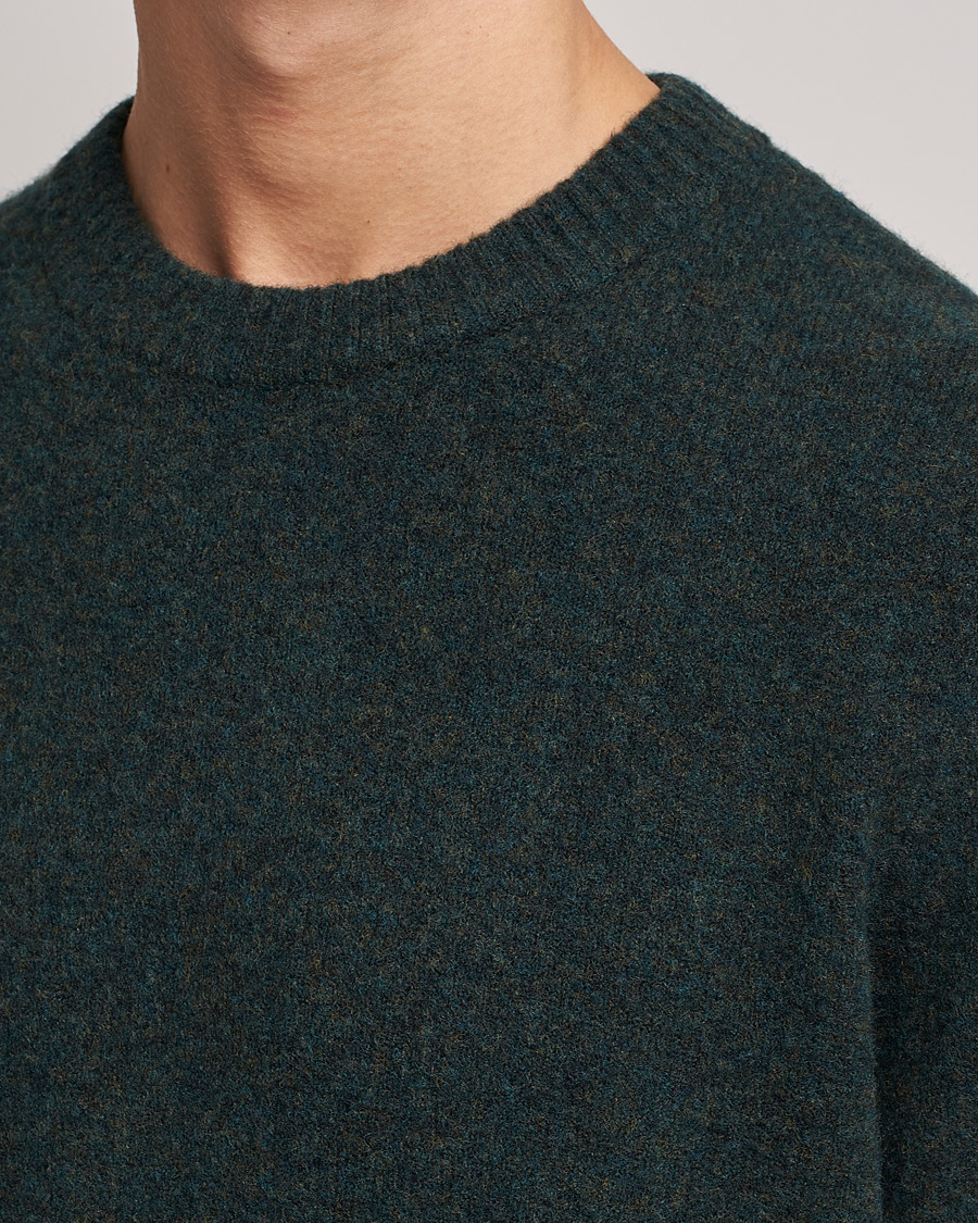 Men | Sweaters & Knitwear | Samsøe Samsøe | Samsøe & Samsøe Butler Yak Crew Neck Rain Forest