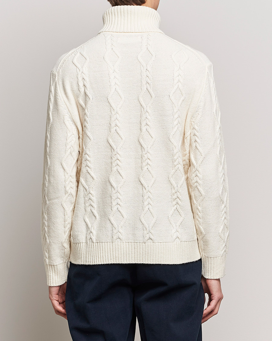Men | Sweaters & Knitwear | Samsøe Samsøe | Samsøe & Samsøe Mas Wool Turtleneck Whisper White