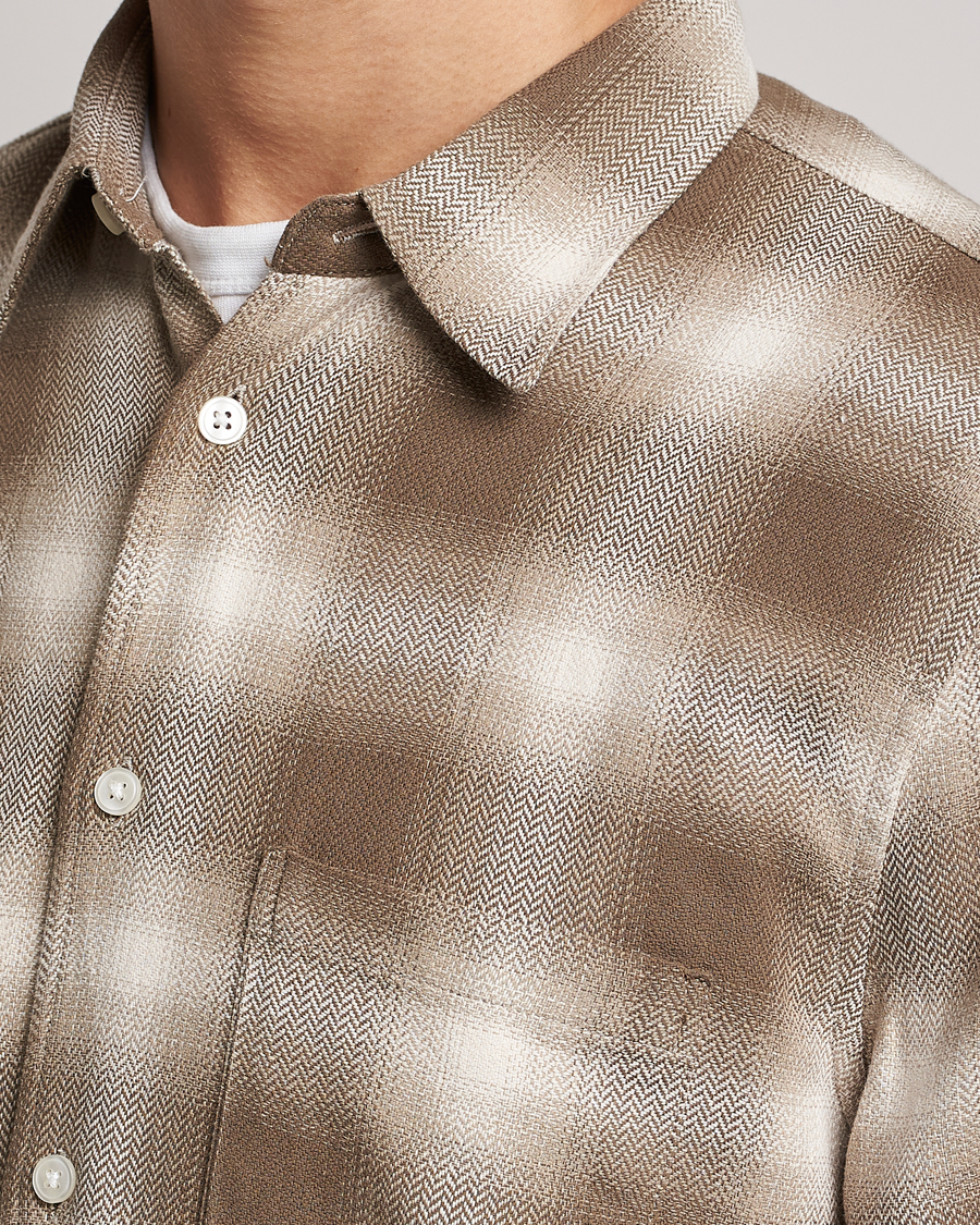 Men | Shirts | Samsøe Samsøe | Samsøe & Samsøe Liam Organic Cotton Shirt Stone Gray