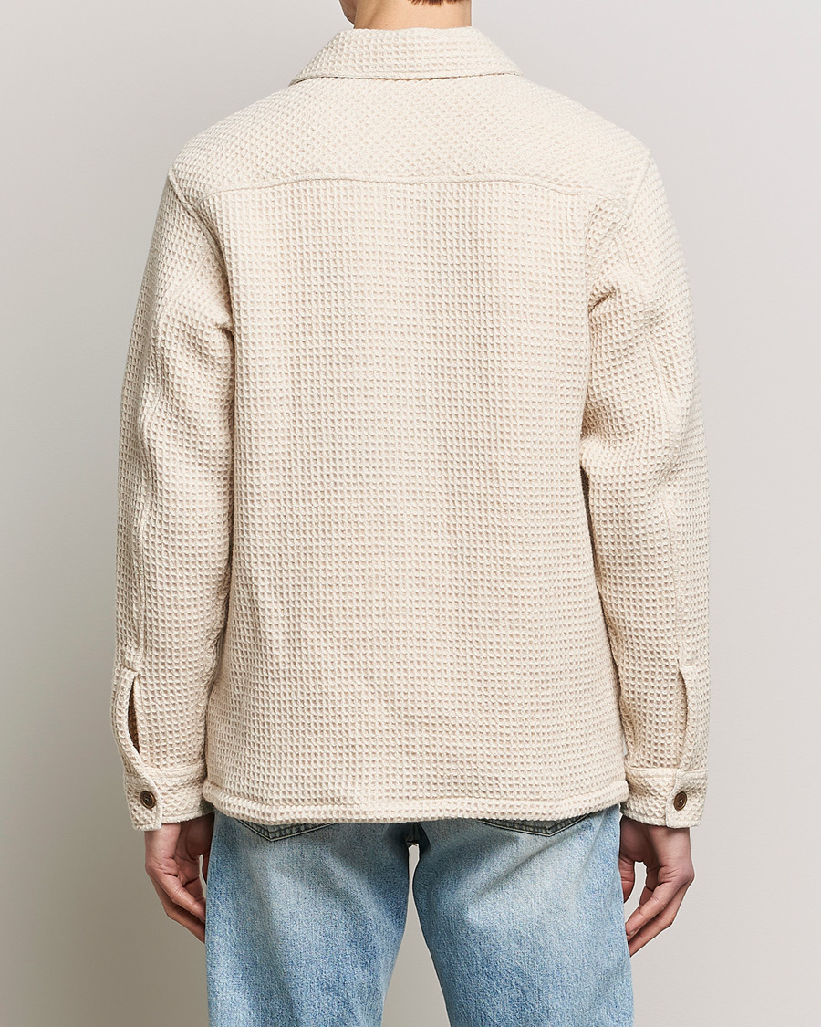 Men | Shirts | Samsøe Samsøe | Samsøe & Samsøe Castor Recycled Wool Overshirt Natural