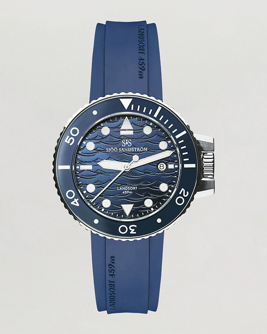 Men | Watch winders & boxes | Sjöö Sandström | Landsort 459m Blue