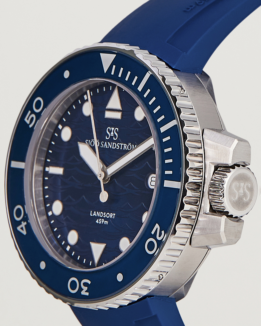 Men | Watch winders & boxes | Sjöö Sandström | Landsort 459m Blue