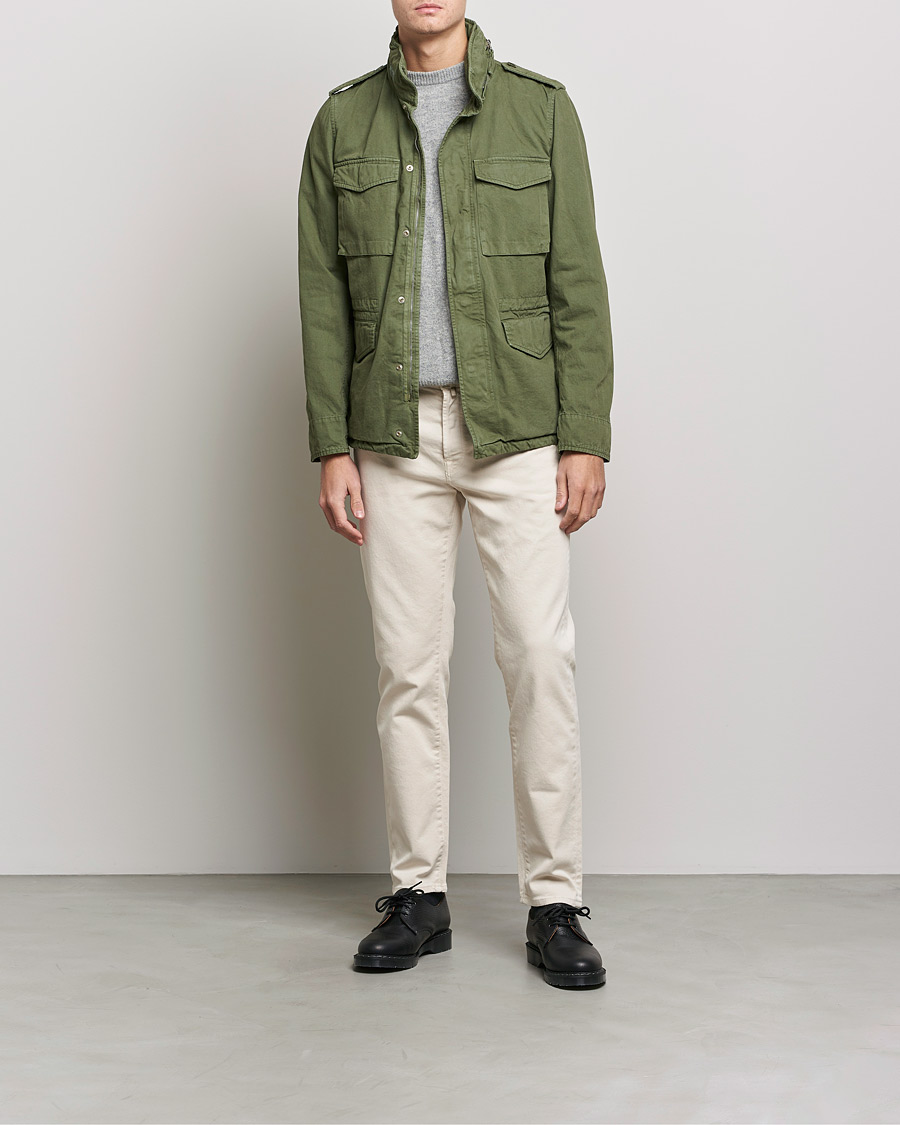 Men | Trousers | Incotex | Bull Denim 5-Pocket Pants White