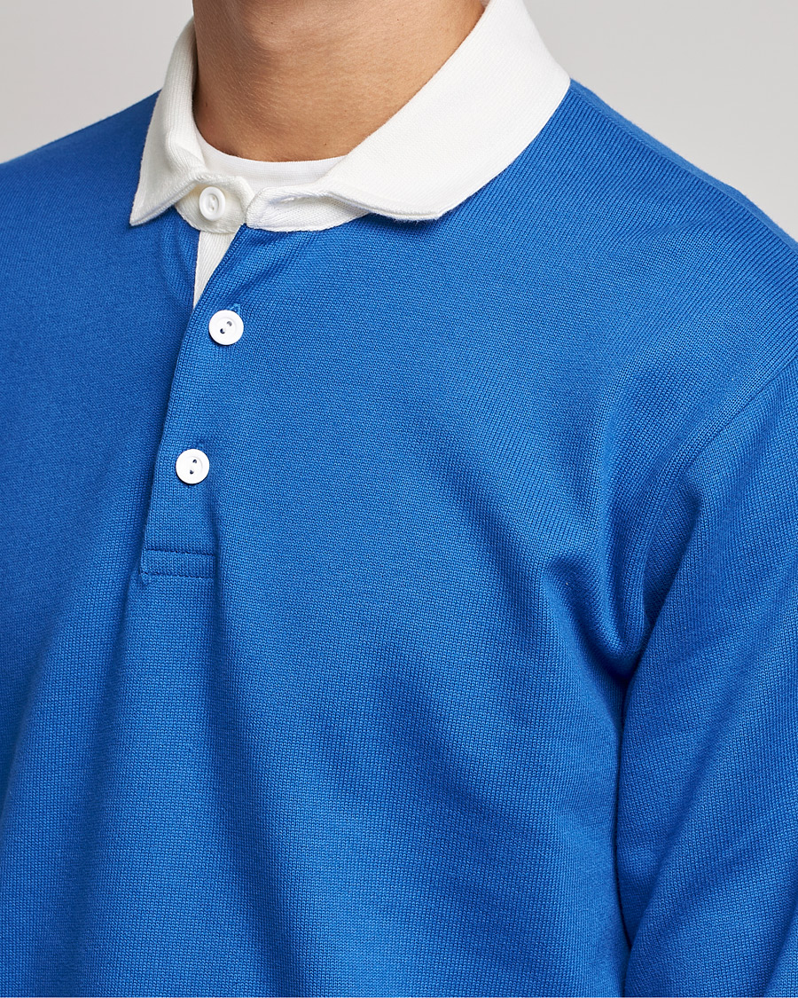 Men | Sweaters & Knitwear | Rowing Blazers | Ametora Dad Rugby Durham Blue