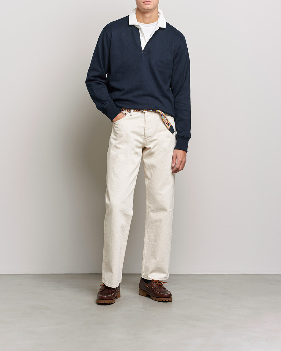 Men | Sweaters & Knitwear | Rowing Blazers | Ametora Dad Rugby  Navy