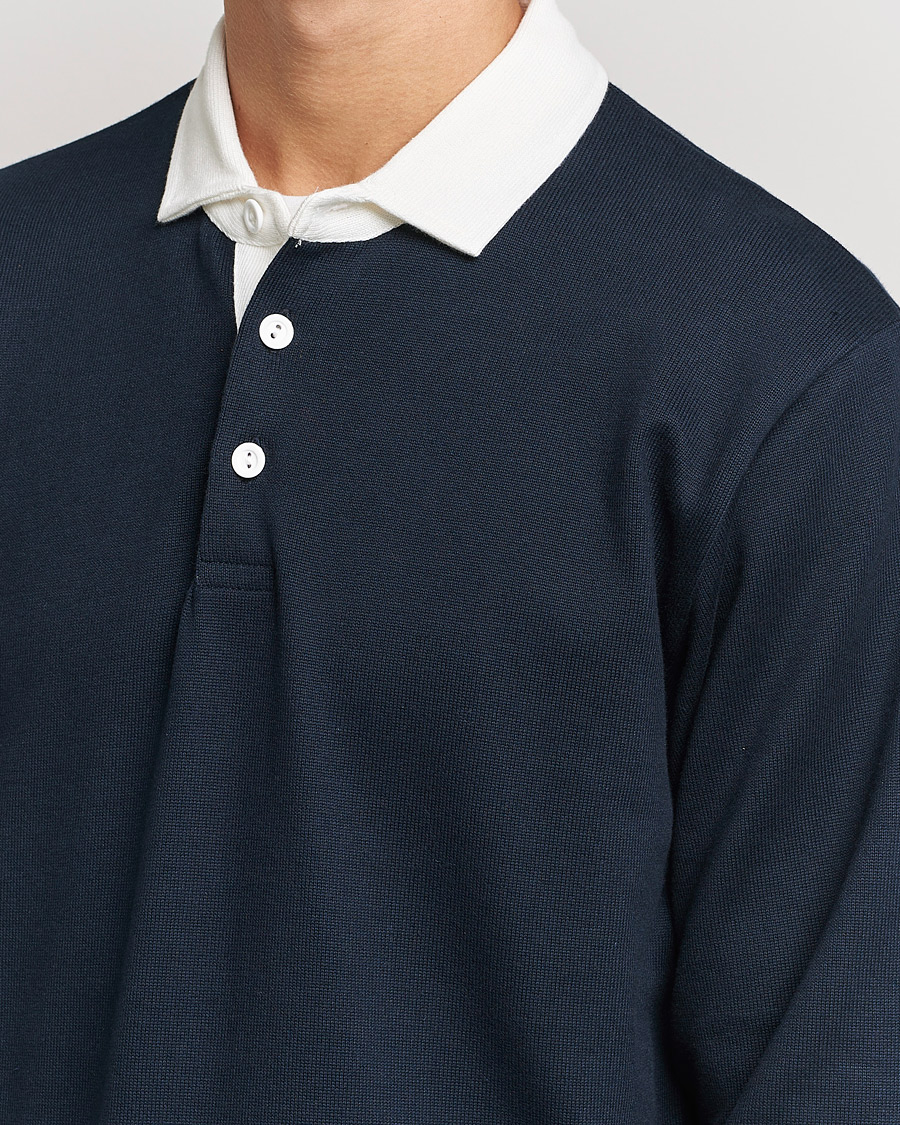 Men | Sweaters & Knitwear | Rowing Blazers | Ametora Dad Rugby  Navy