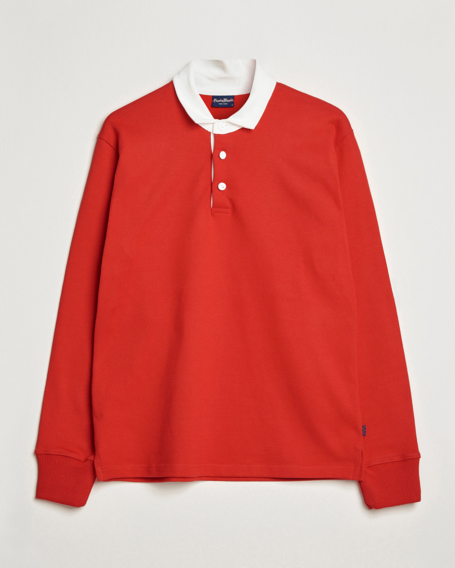 Men | Sweaters & Knitwear | Rowing Blazers | Ametora Dad Rugby  Scarlet