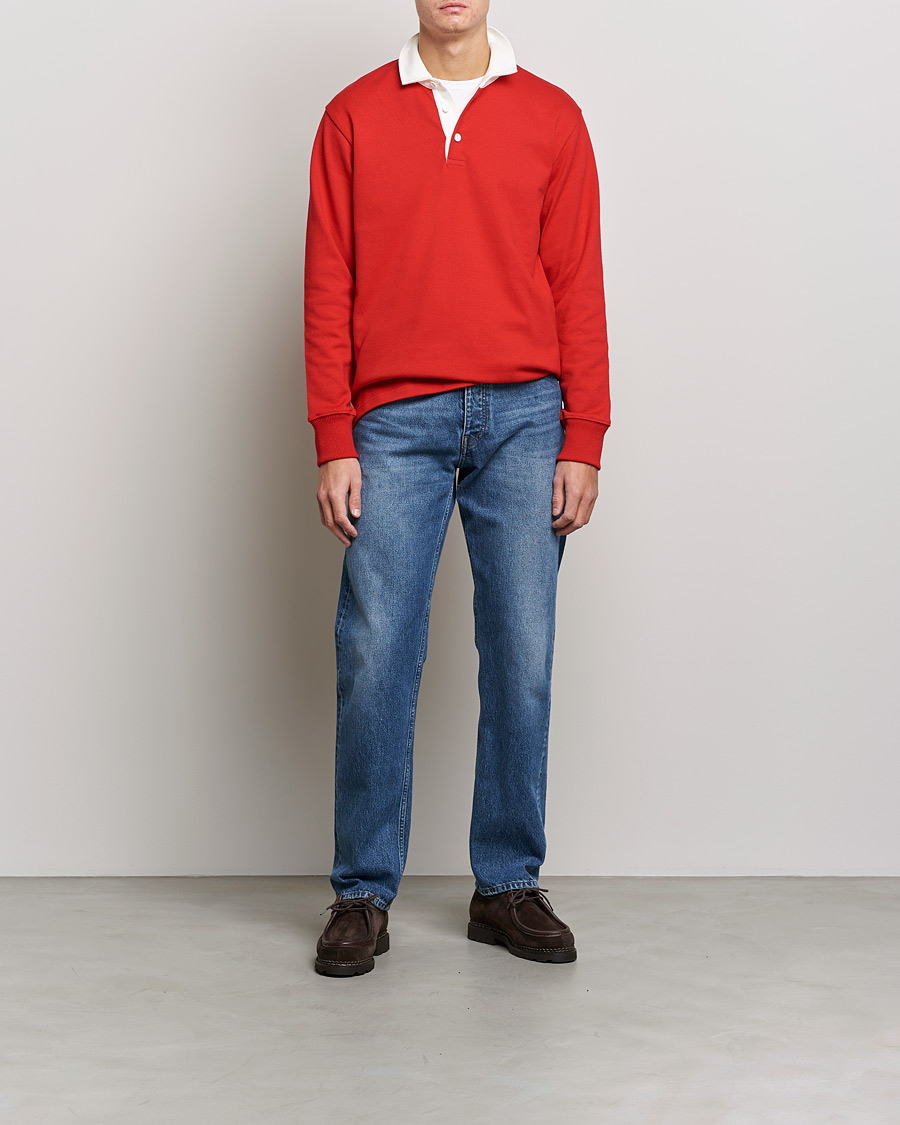 Men | Sweaters & Knitwear | Rowing Blazers | Ametora Dad Rugby  Scarlet