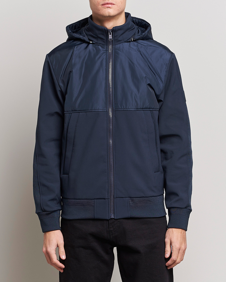 Men | Hybrid jackets | BOSS BLACK | Seeger Hybrid Jacket Dark Blue
