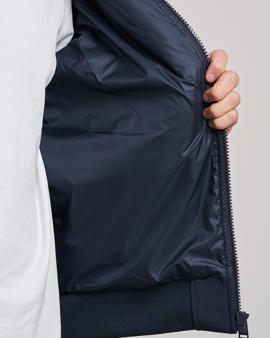 Men | Coats & Jackets | BOSS BLACK | Seeger Hybrid Jacket Dark Blue