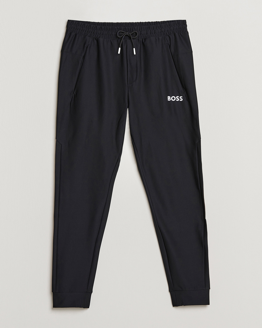 Men | Trousers | BOSS GREEN | Hicon Sweatpants Black