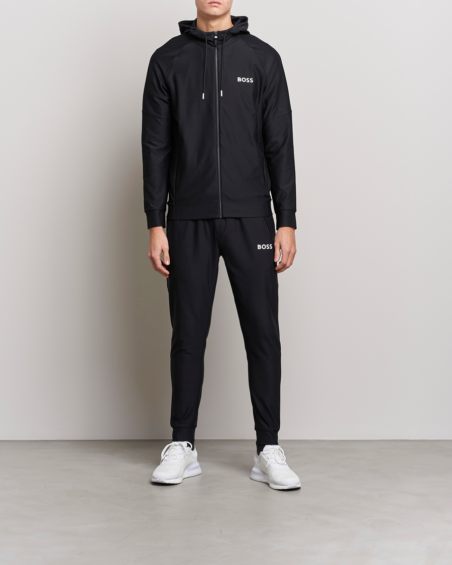 Men | Trousers | BOSS GREEN | Hicon Sweatpants Black