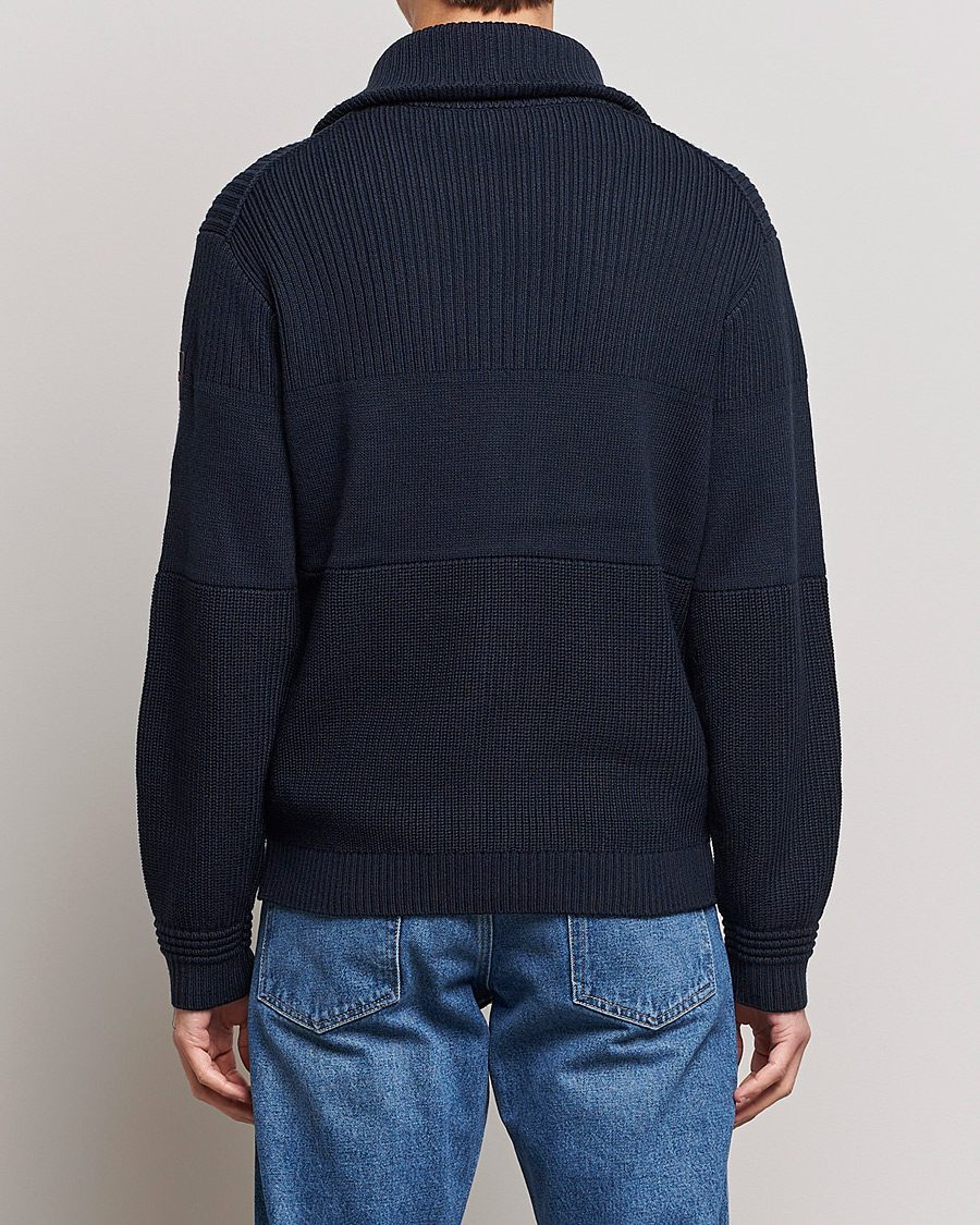 Men | Sweaters & Knitwear | BOSS ORANGE | Kamondo Full Zip Sweater Dark Blue