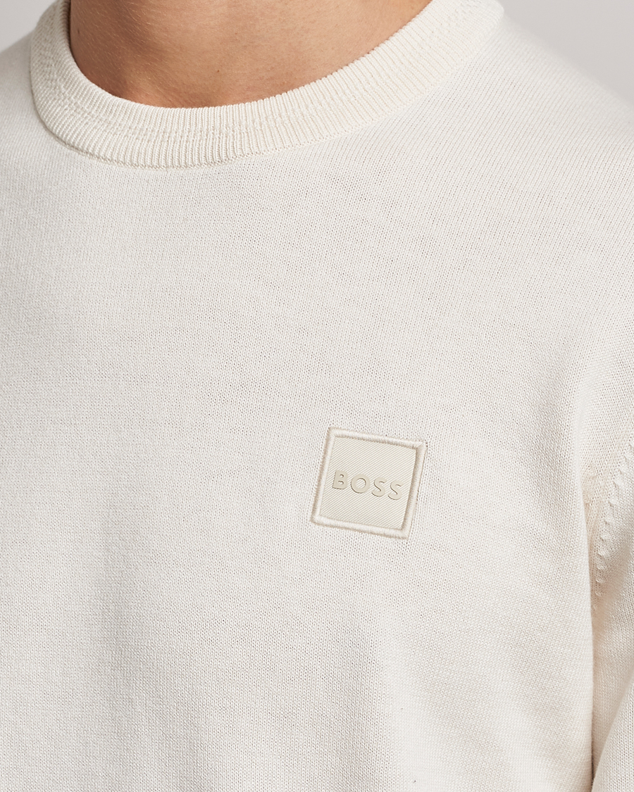 Men | Sweaters & Knitwear | BOSS ORANGE | Kanovano Knitted Sweater Open White