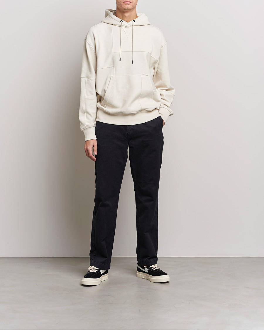 Men | Sweaters & Knitwear | BOSS ORANGE | W Patch Hoodie Open White