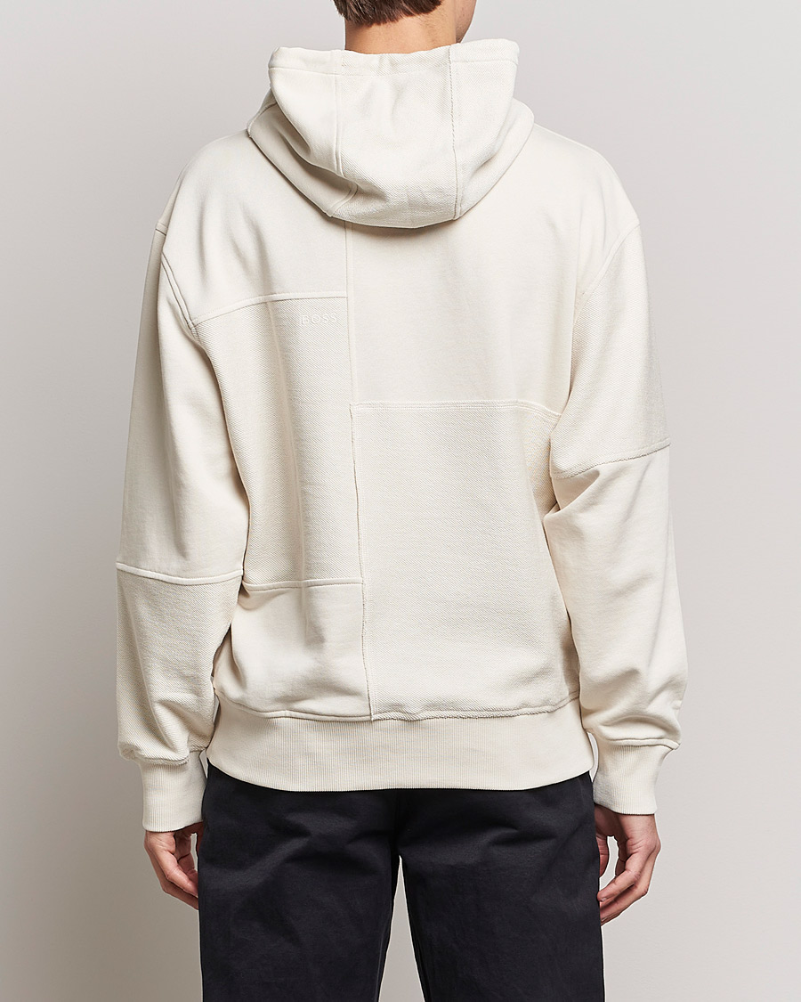 Men | Sweaters & Knitwear | BOSS ORANGE | W Patch Hoodie Open White